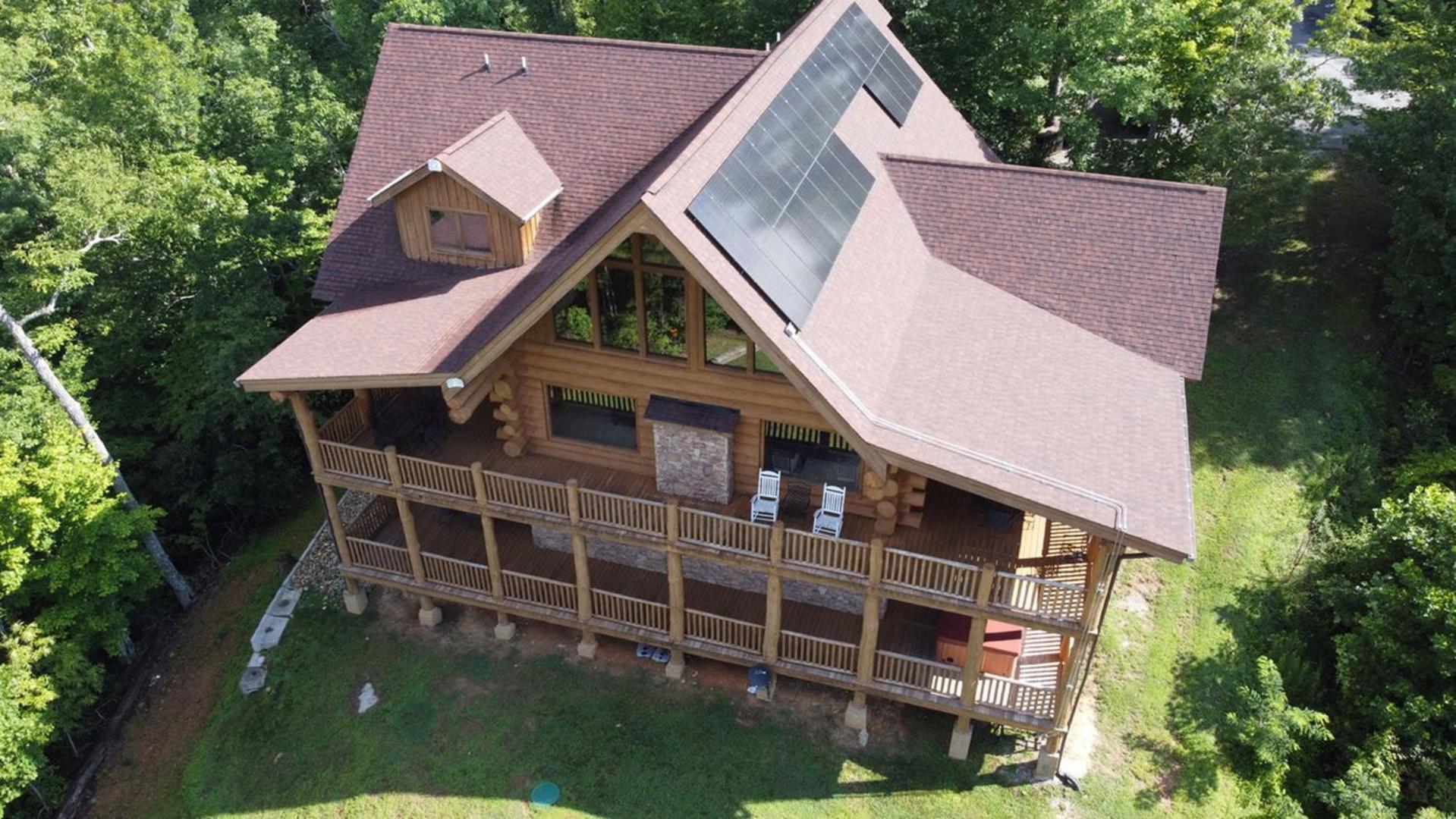Big Bear Ridge Lodge - Breathtaking Mountain Views And Private Forest Scenes In Amazing Large Log Cabin Gatlinburg Kültér fotó