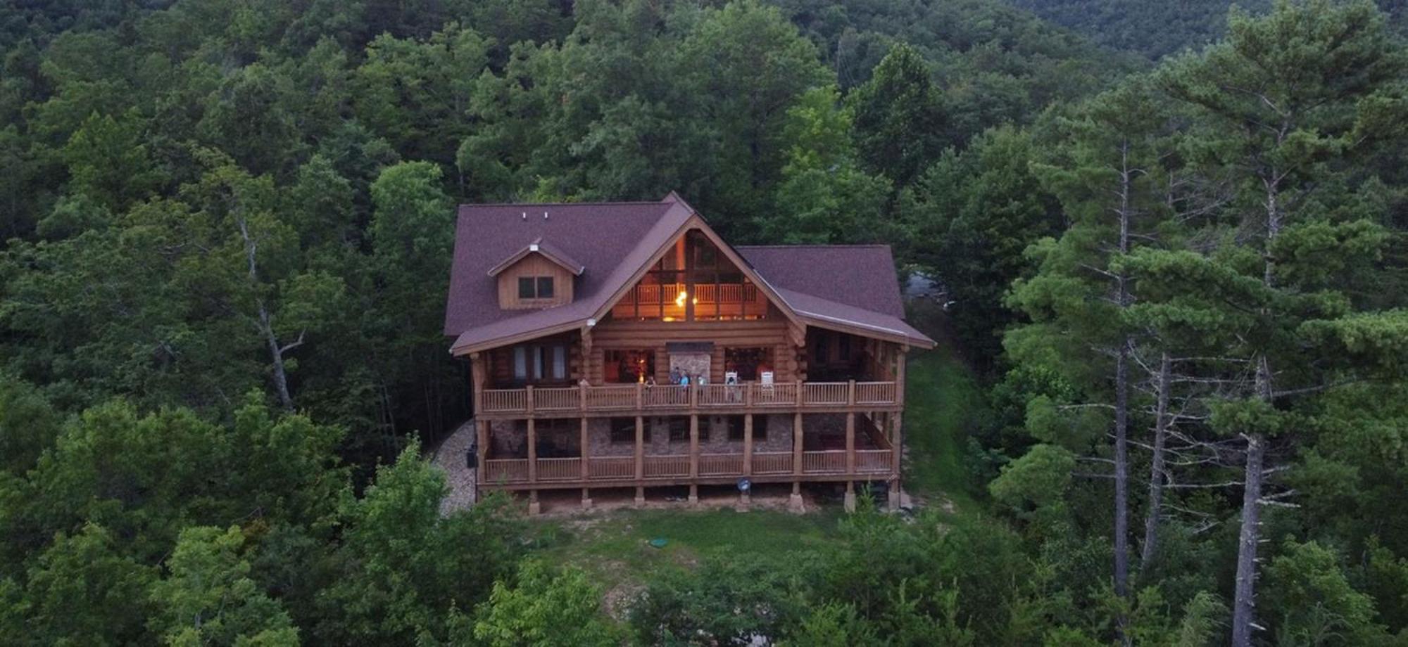 Big Bear Ridge Lodge - Breathtaking Mountain Views And Private Forest Scenes In Amazing Large Log Cabin Gatlinburg Kültér fotó
